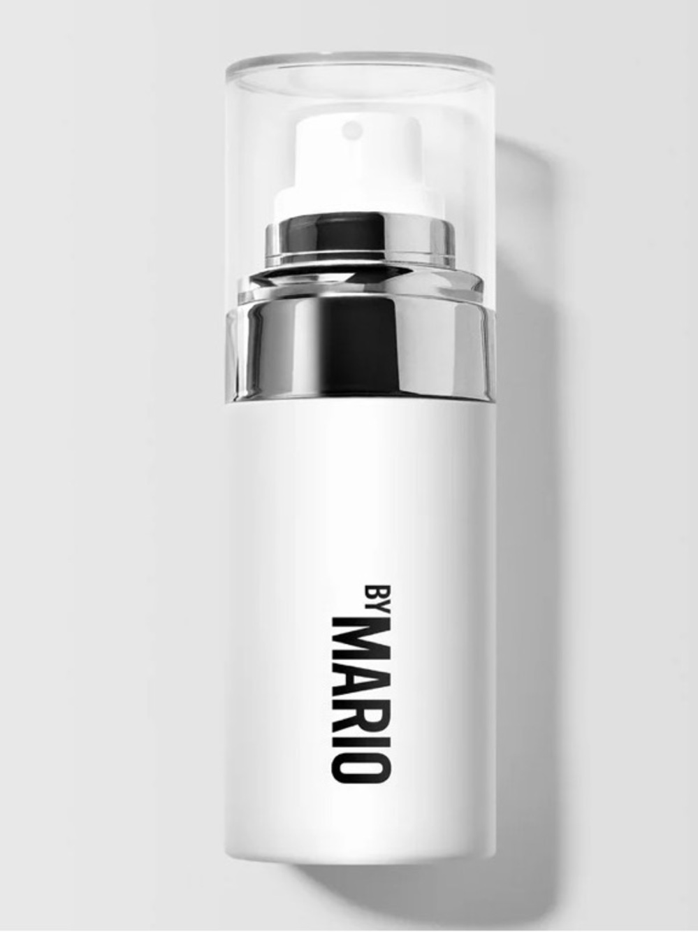 Makeup By Mario White Primer Pump with Silver Accents